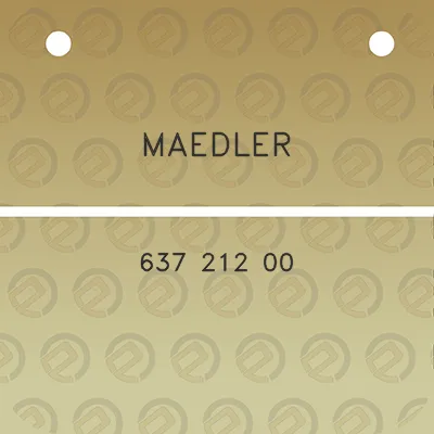 maedler-637-212-00