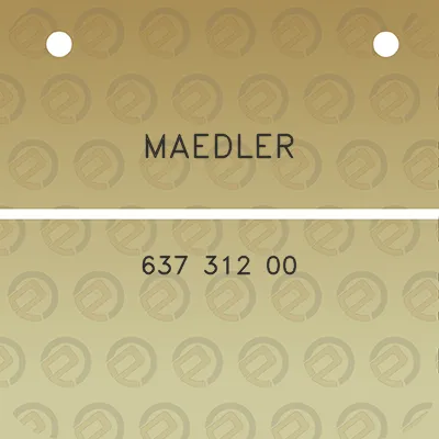 maedler-637-312-00