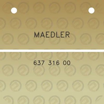 maedler-637-316-00