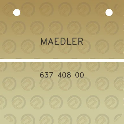 maedler-637-408-00