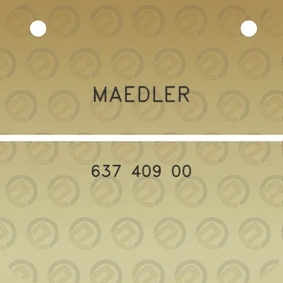 maedler-637-409-00