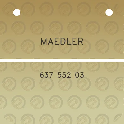 maedler-637-552-03