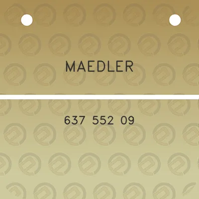 maedler-637-552-09