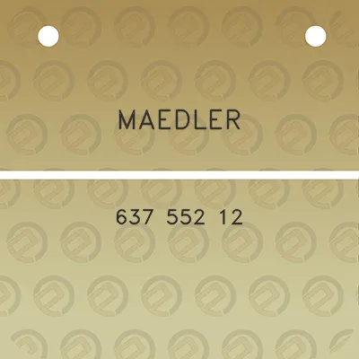 maedler-637-552-12