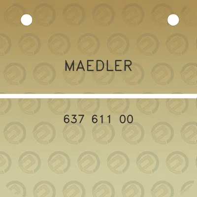 maedler-637-611-00