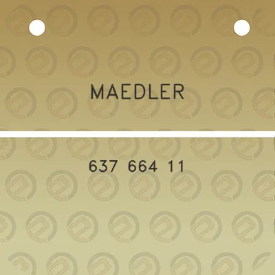 maedler-637-664-11