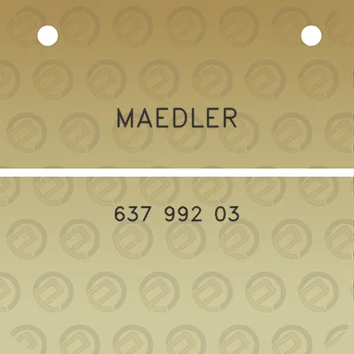 maedler-637-992-03