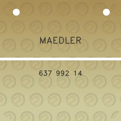 maedler-637-992-14