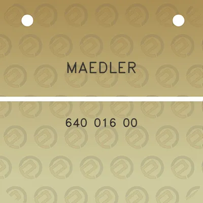 maedler-640-016-00