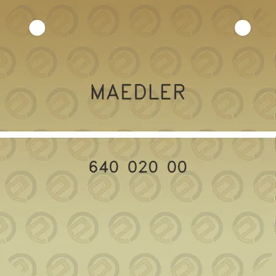 maedler-640-020-00