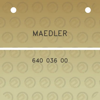 maedler-640-036-00