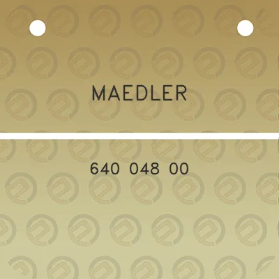 maedler-640-048-00