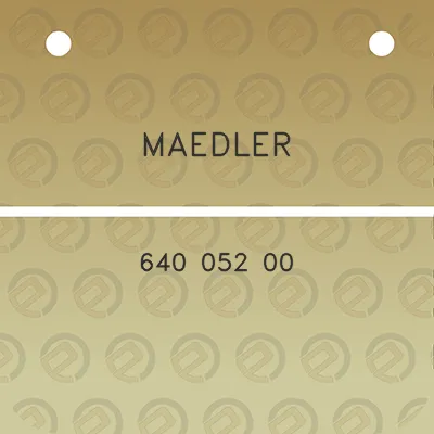 maedler-640-052-00