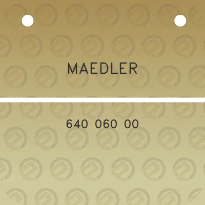 maedler-640-060-00