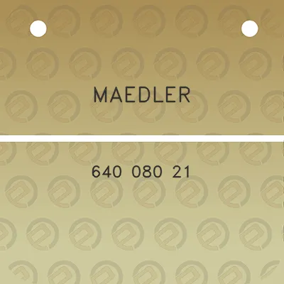 maedler-640-080-21