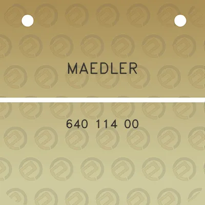 maedler-640-114-00