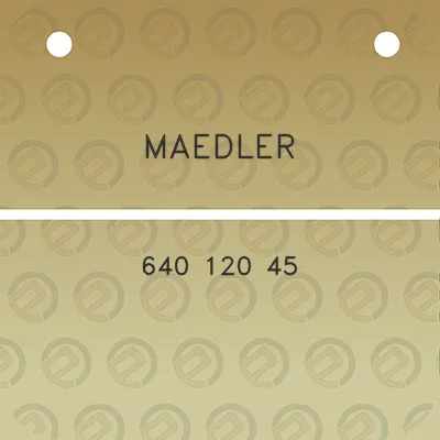 maedler-640-120-45