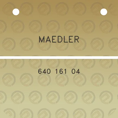 maedler-640-161-04