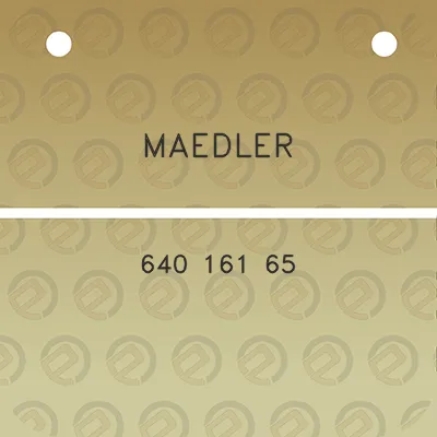 maedler-640-161-65