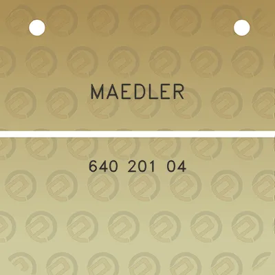 maedler-640-201-04