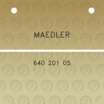 maedler-640-201-05