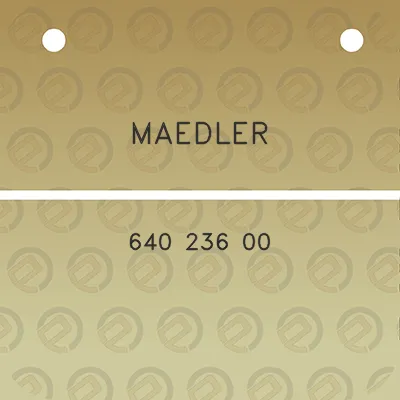 maedler-640-236-00