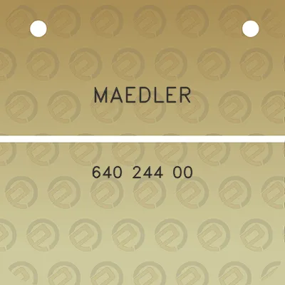 maedler-640-244-00