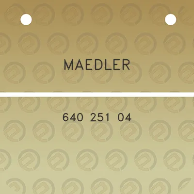 maedler-640-251-04