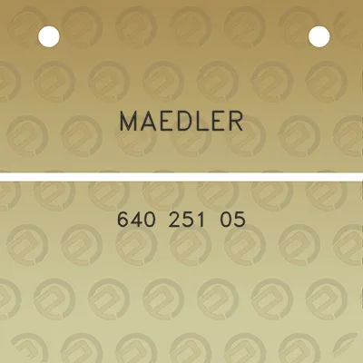 maedler-640-251-05