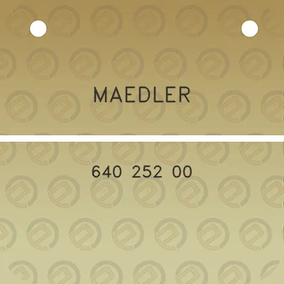 maedler-640-252-00