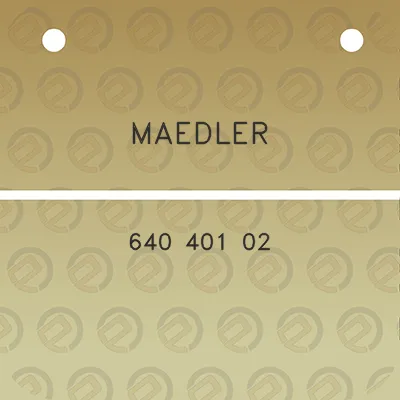 maedler-640-401-02