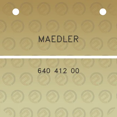 maedler-640-412-00