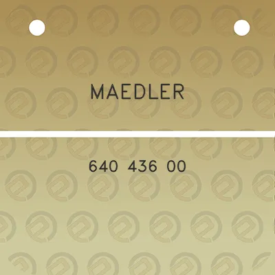 maedler-640-436-00