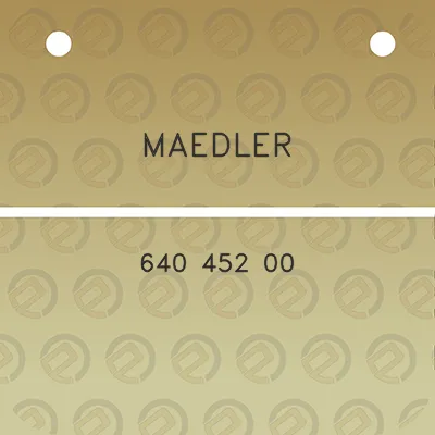 maedler-640-452-00