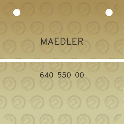 maedler-640-550-00