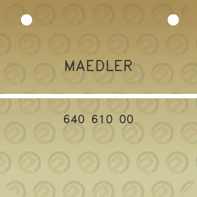 maedler-640-610-00