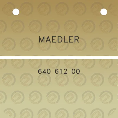 maedler-640-612-00