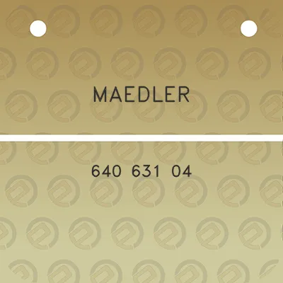 maedler-640-631-04