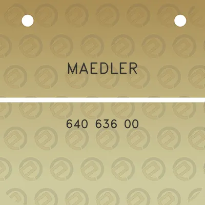 maedler-640-636-00