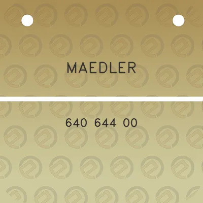 maedler-640-644-00