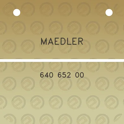 maedler-640-652-00