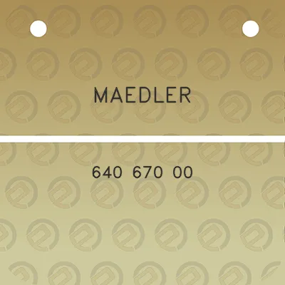 maedler-640-670-00