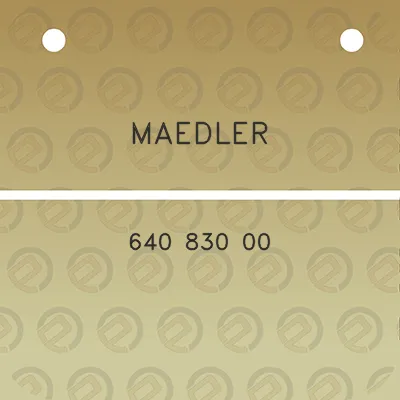 maedler-640-830-00