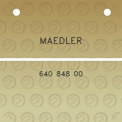 maedler-640-848-00