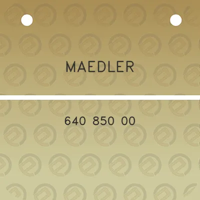 maedler-640-850-00