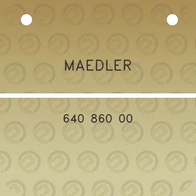 maedler-640-860-00