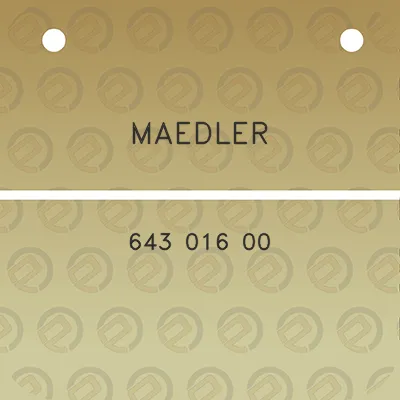 maedler-643-016-00