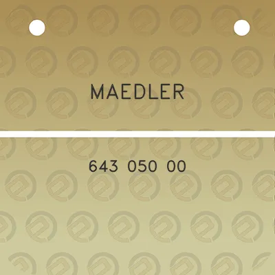 maedler-643-050-00