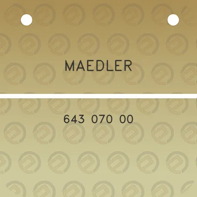 maedler-643-070-00