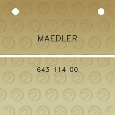 maedler-643-114-00